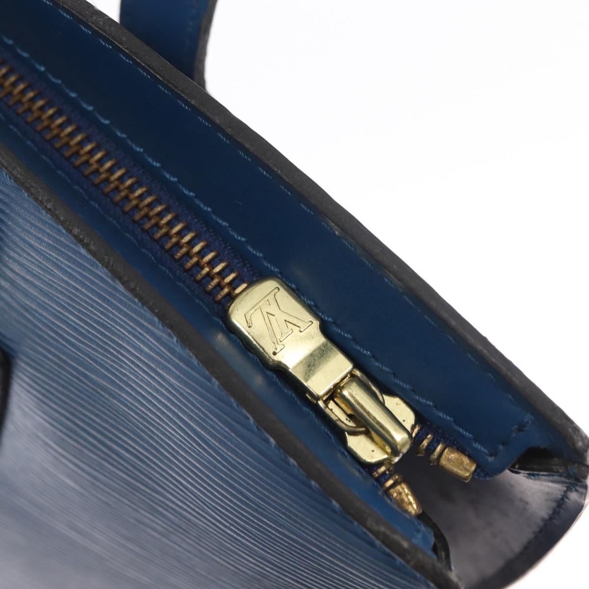 LOUIS VUITTON Epi Saint Jacques Shopping Shoulder Bag Blue M52275 LV Auth 160158