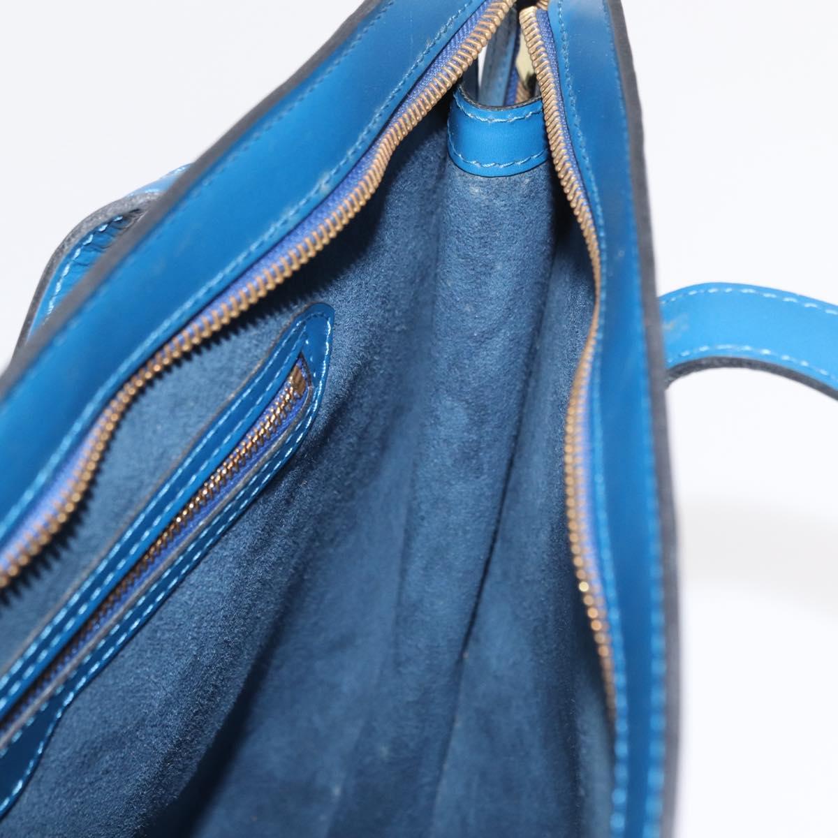 LOUIS VUITTON Epi Saint Jacques Shopping Shoulder Bag Blue M52275 LV Auth 160158