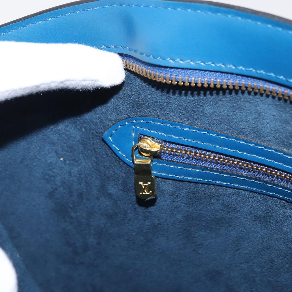 LOUIS VUITTON Epi Saint Jacques Shopping Shoulder Bag Blue M52275 LV Auth 160158