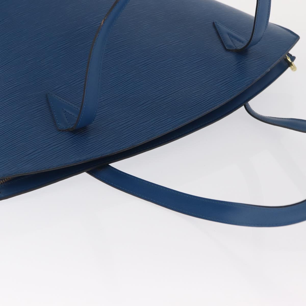 LOUIS VUITTON Epi Saint Jacques Shopping Shoulder Bag Blue M52275 LV Auth 160158