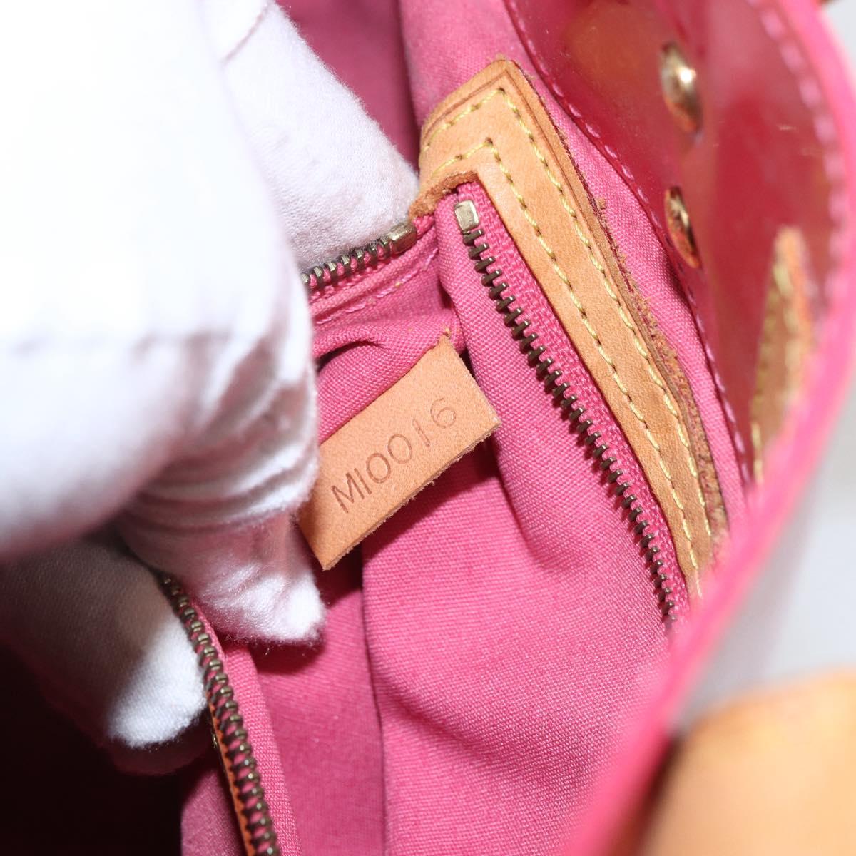 LOUIS VUITTON Monogram Vernis Reade PM Hand Bag Fran Boise M9132F LV Auth 160162