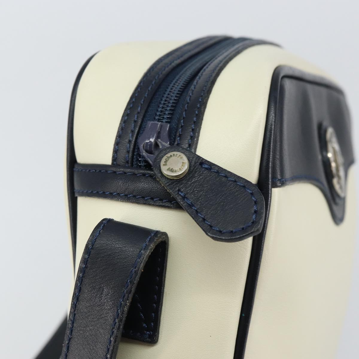 Burberrys Shoulder Bag Leather White Auth 160176