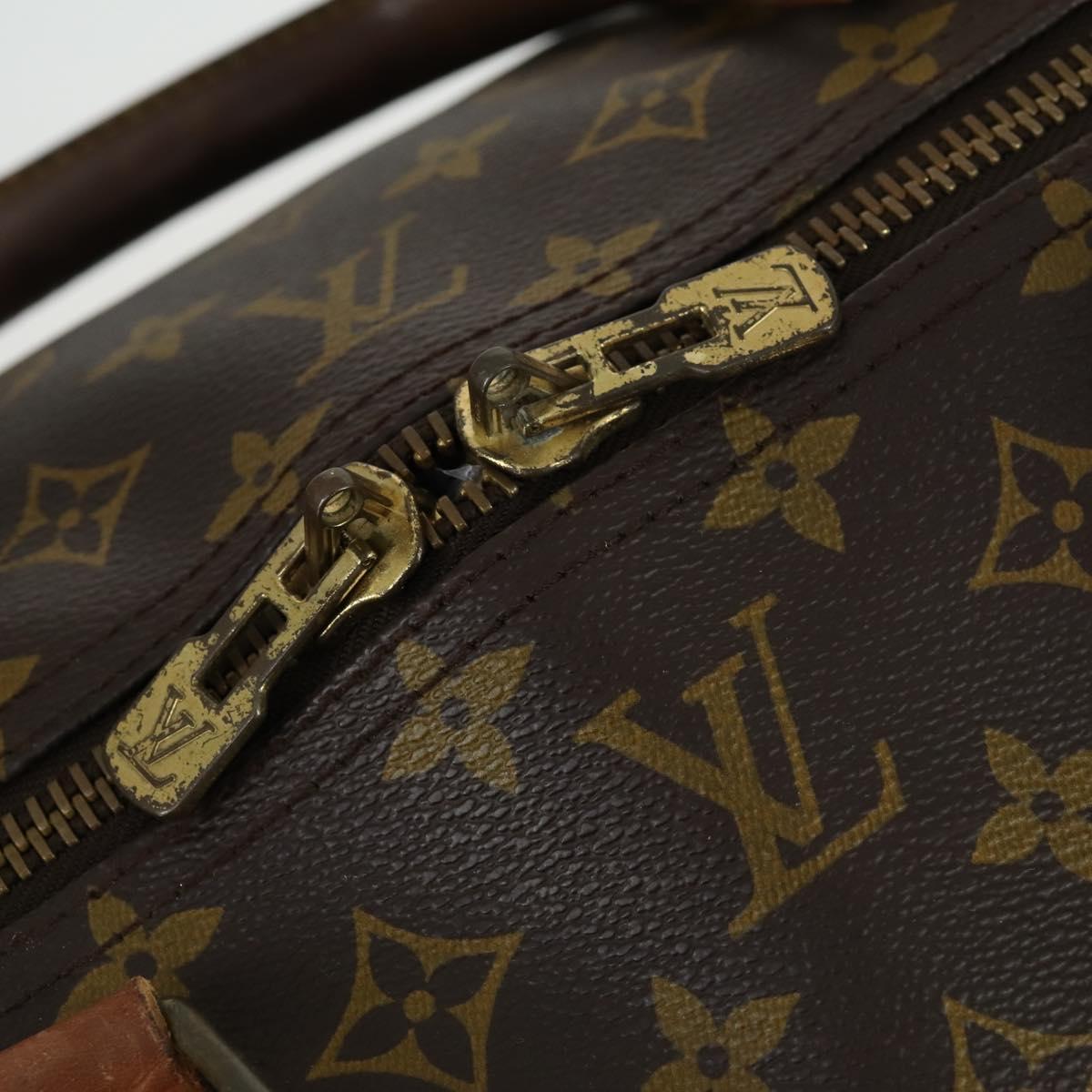 LOUIS VUITTON Monogram Keepall 60 Boston Bag M41422 LV Auth 160191