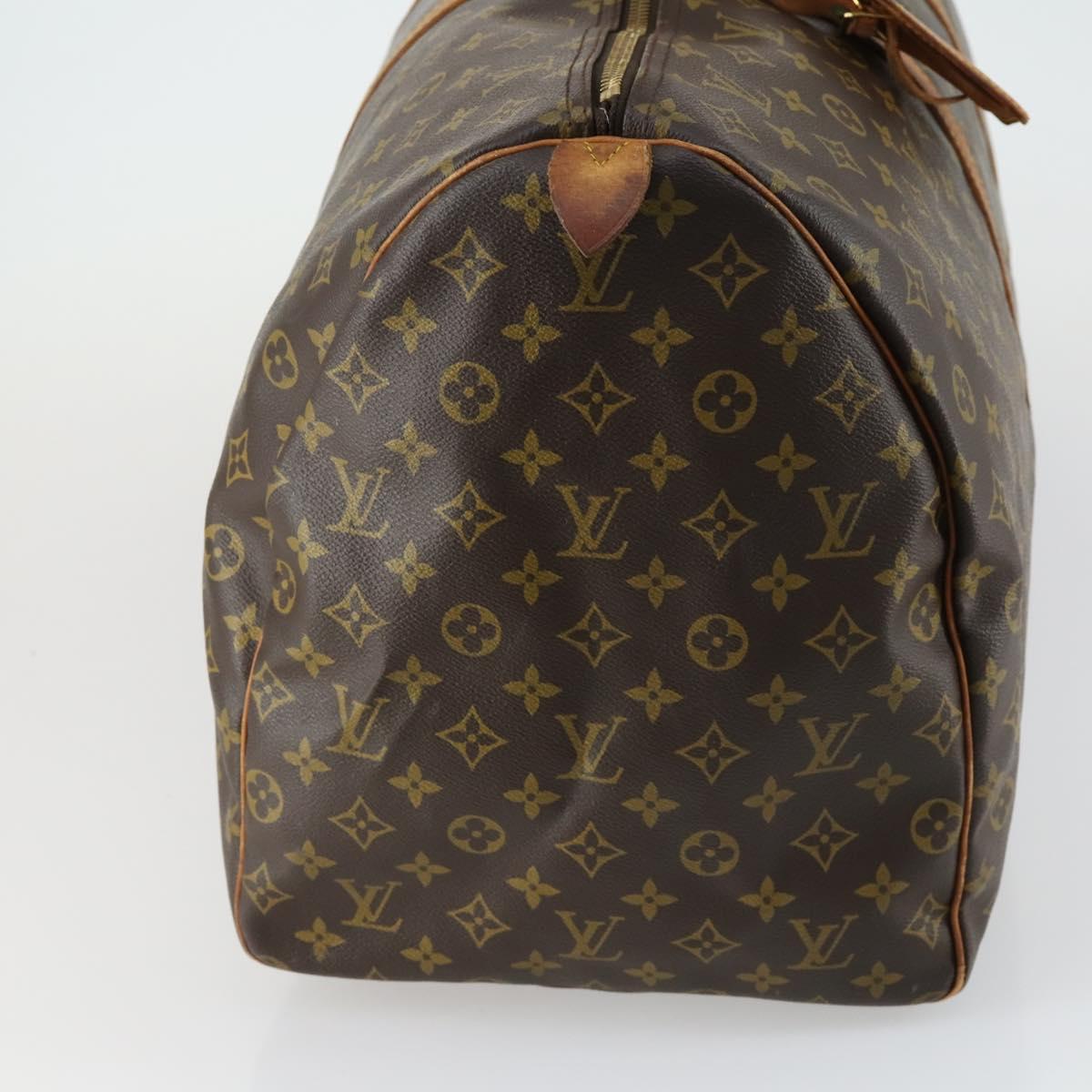 LOUIS VUITTON Monogram Keepall 60 Boston Bag M41422 LV Auth 160191
