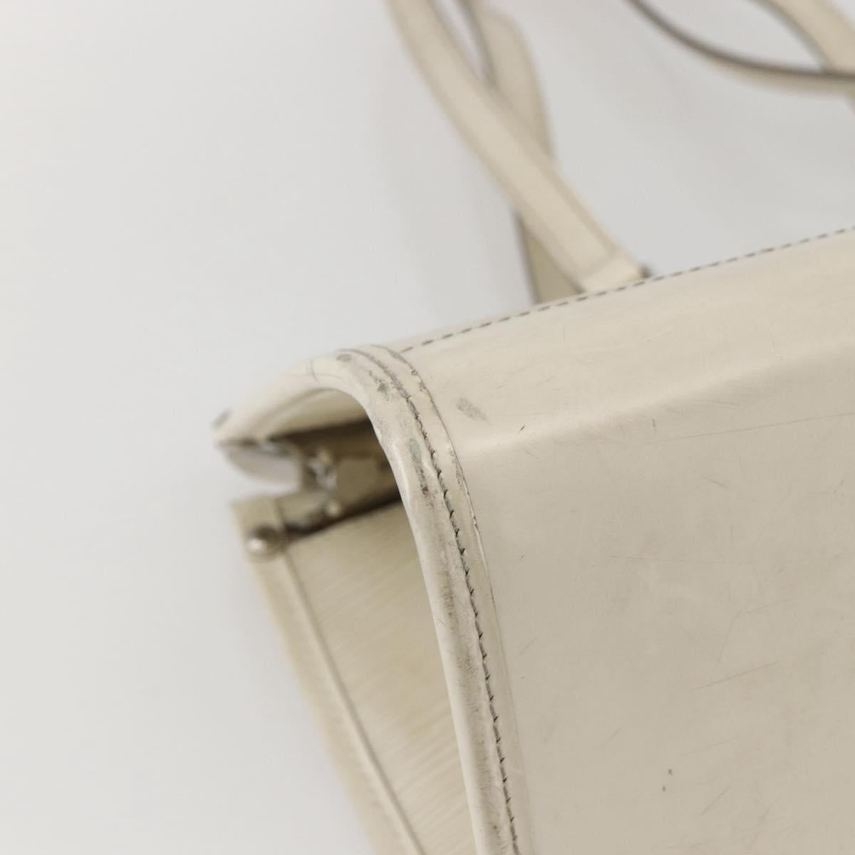 LOUIS VUITTON Epi Madeleine PM Hand Bag White Yvoire M5933J LV Auth 160228