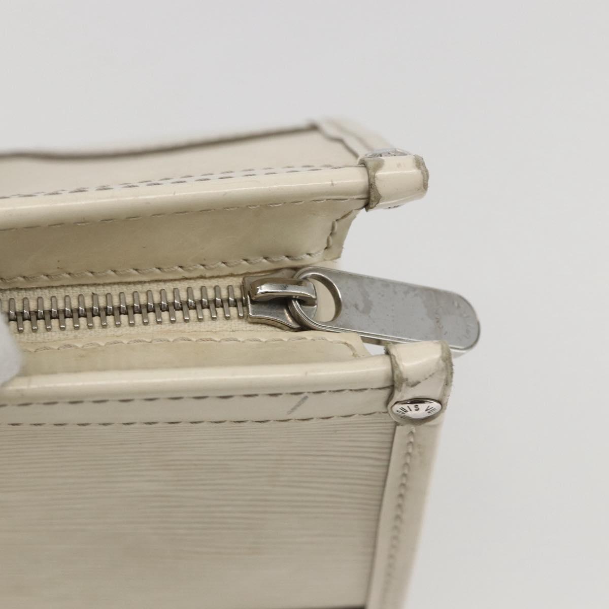 LOUIS VUITTON Epi Madeleine PM Hand Bag White Yvoire M5933J LV Auth 160228