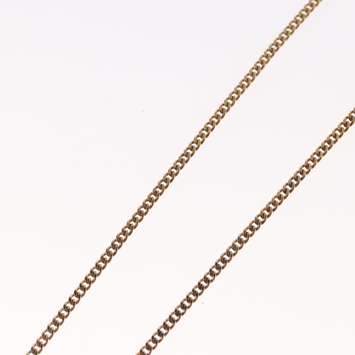 Christian Dior Necklace metal Gold Tone Auth 160258