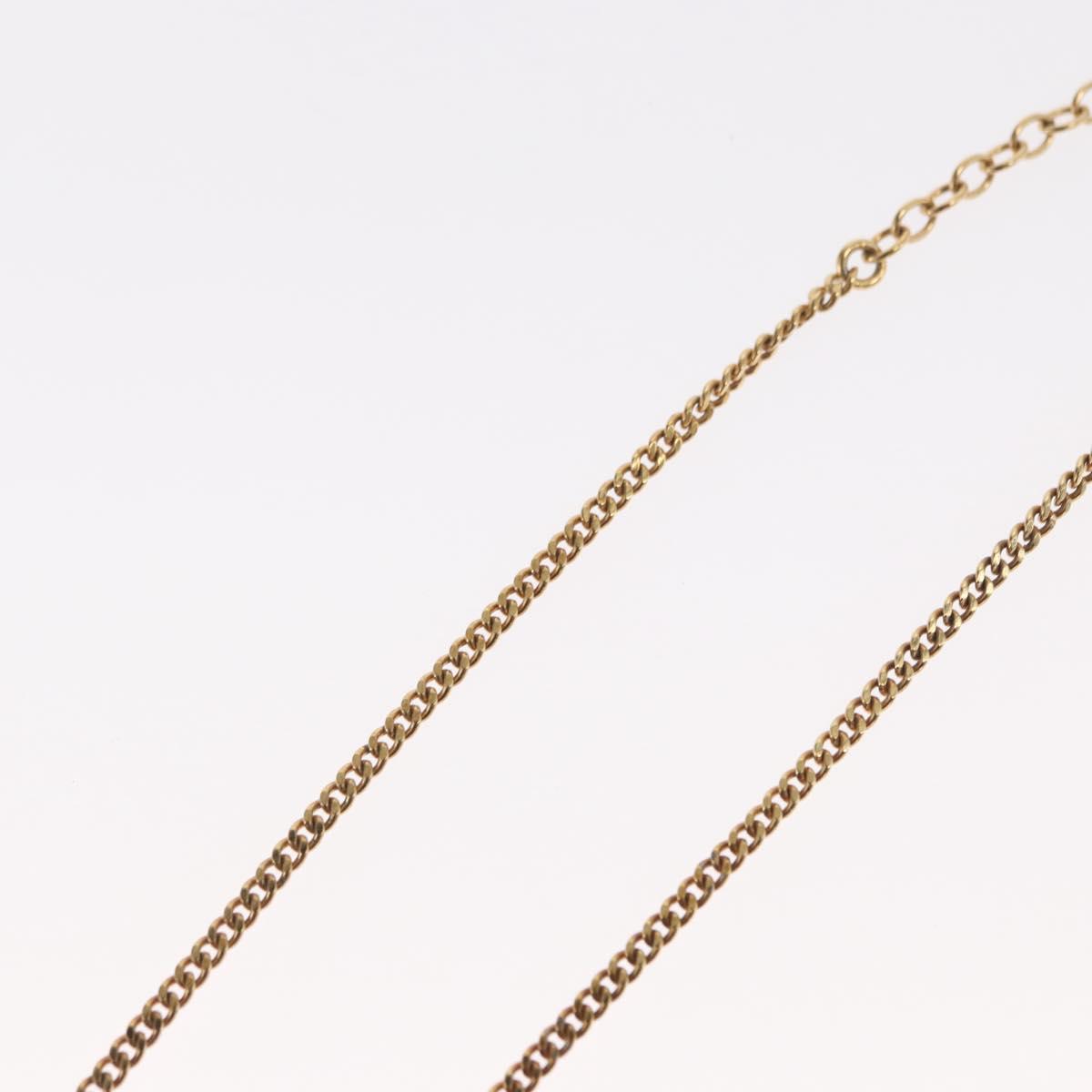 Christian Dior Necklace metal Gold Tone Auth 160258
