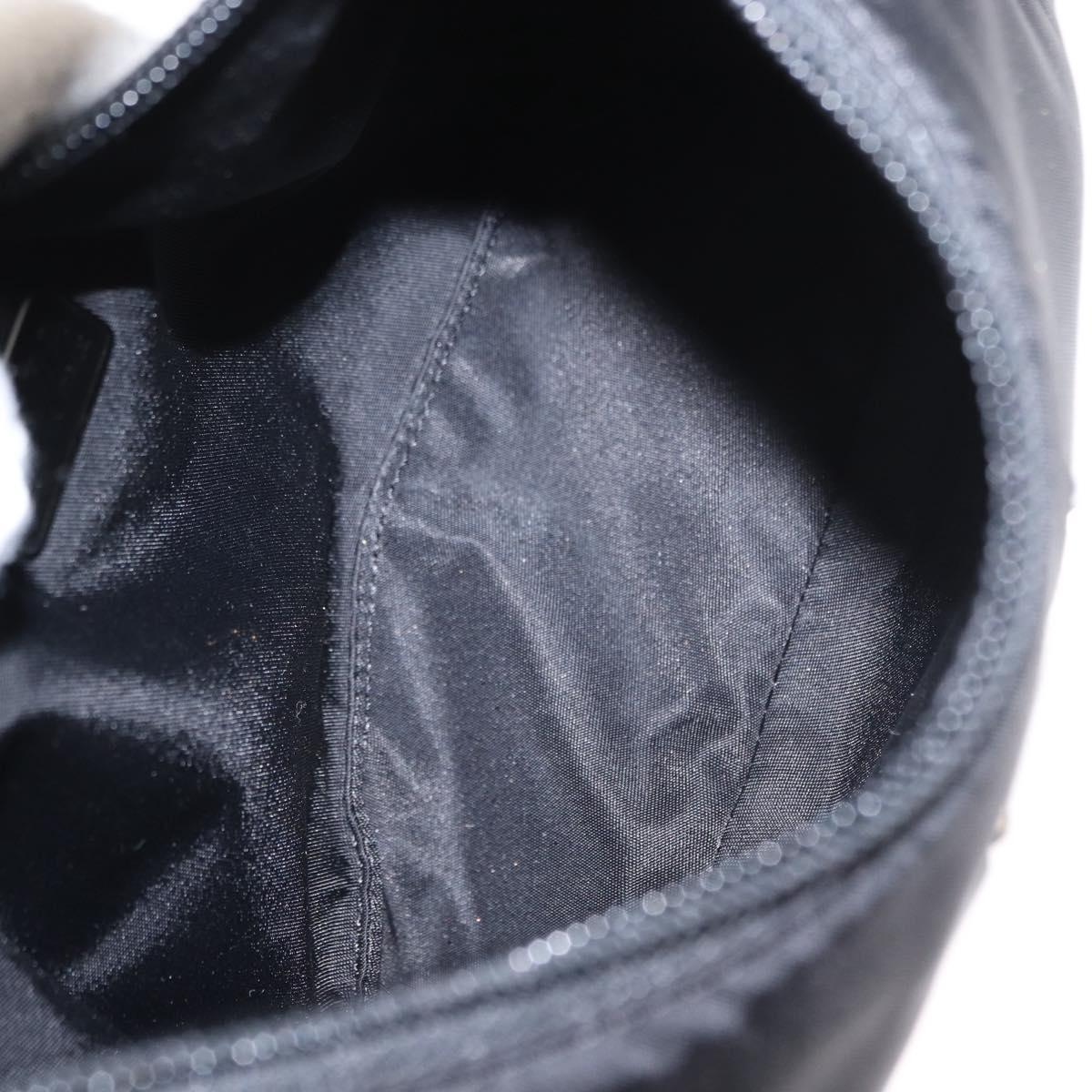 PRADA Hand Pouch Nylon Black Auth 160303