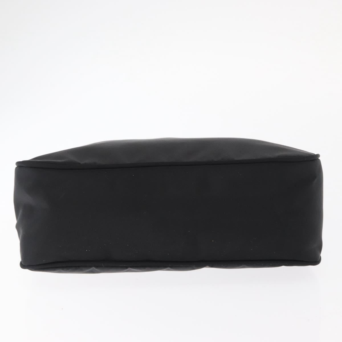 PRADA Hand Pouch Nylon Black Auth 160303