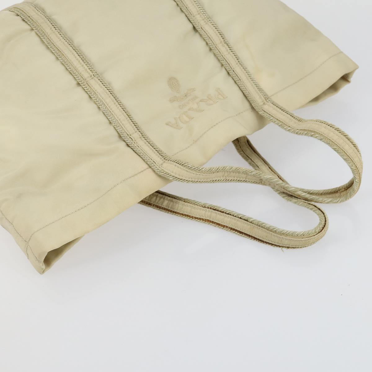 PRADA Hand Bag Nylon 5 Set Beige Khaki Brown Auth 160314