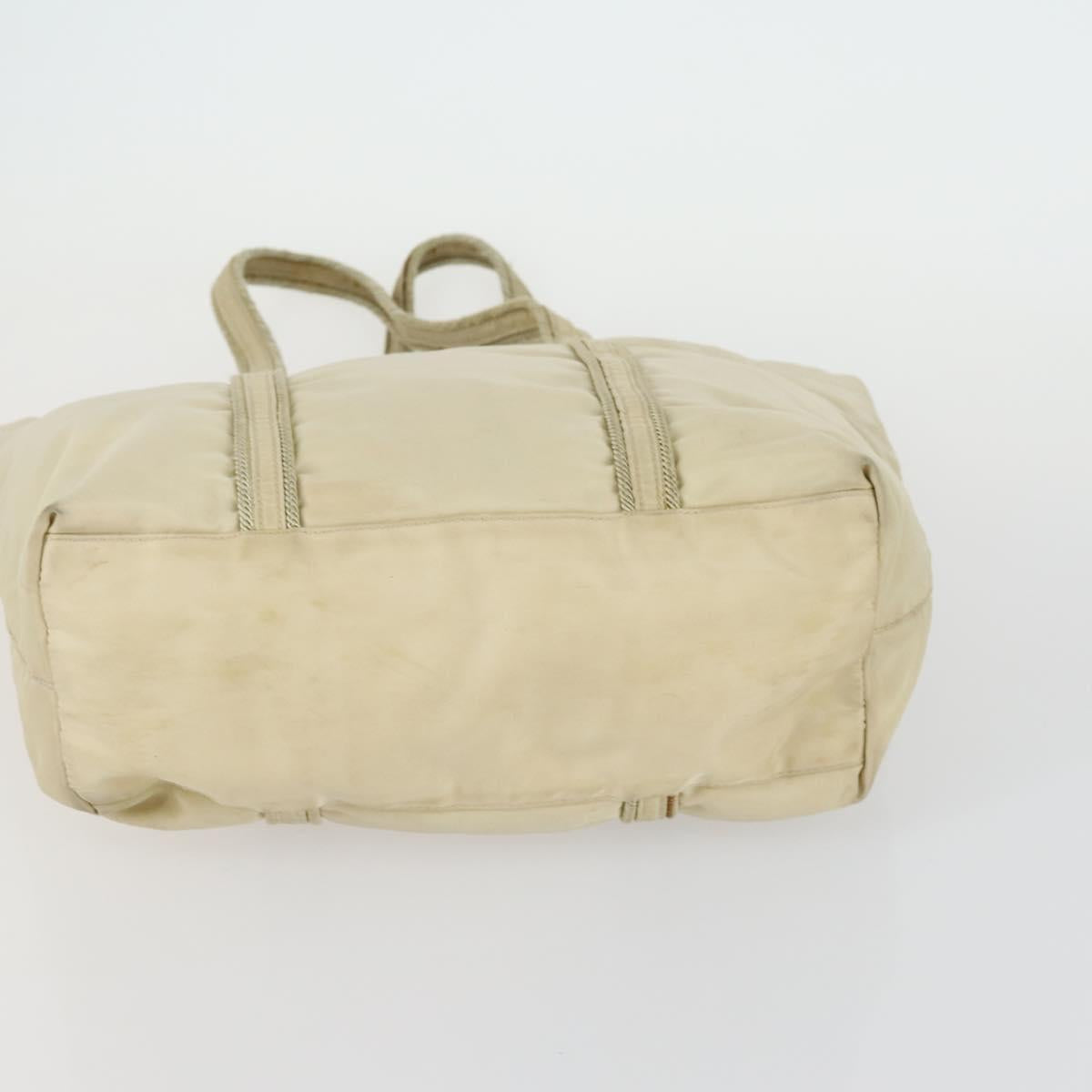 PRADA Hand Bag Nylon 5 Set Beige Khaki Brown Auth 160314