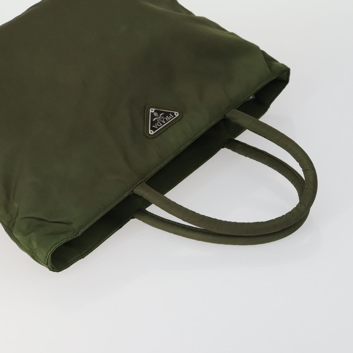 PRADA Hand Bag Nylon 5 Set Beige Khaki Brown Auth 160314