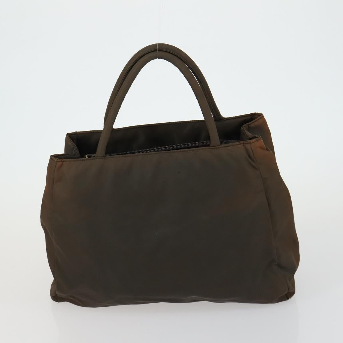 PRADA Hand Bag Nylon 5 Set Beige Khaki Brown Auth 160314