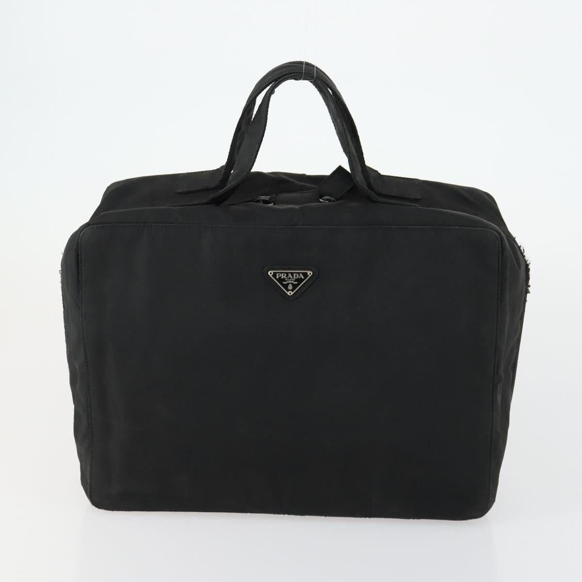 PRADA Hand Bag Nylon 5 Set Khaki Black Auth 160316