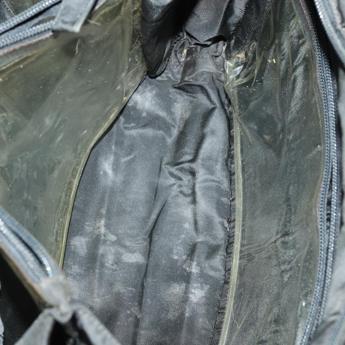 PRADA Hand Bag Nylon 5 Set Khaki Black Auth 160316