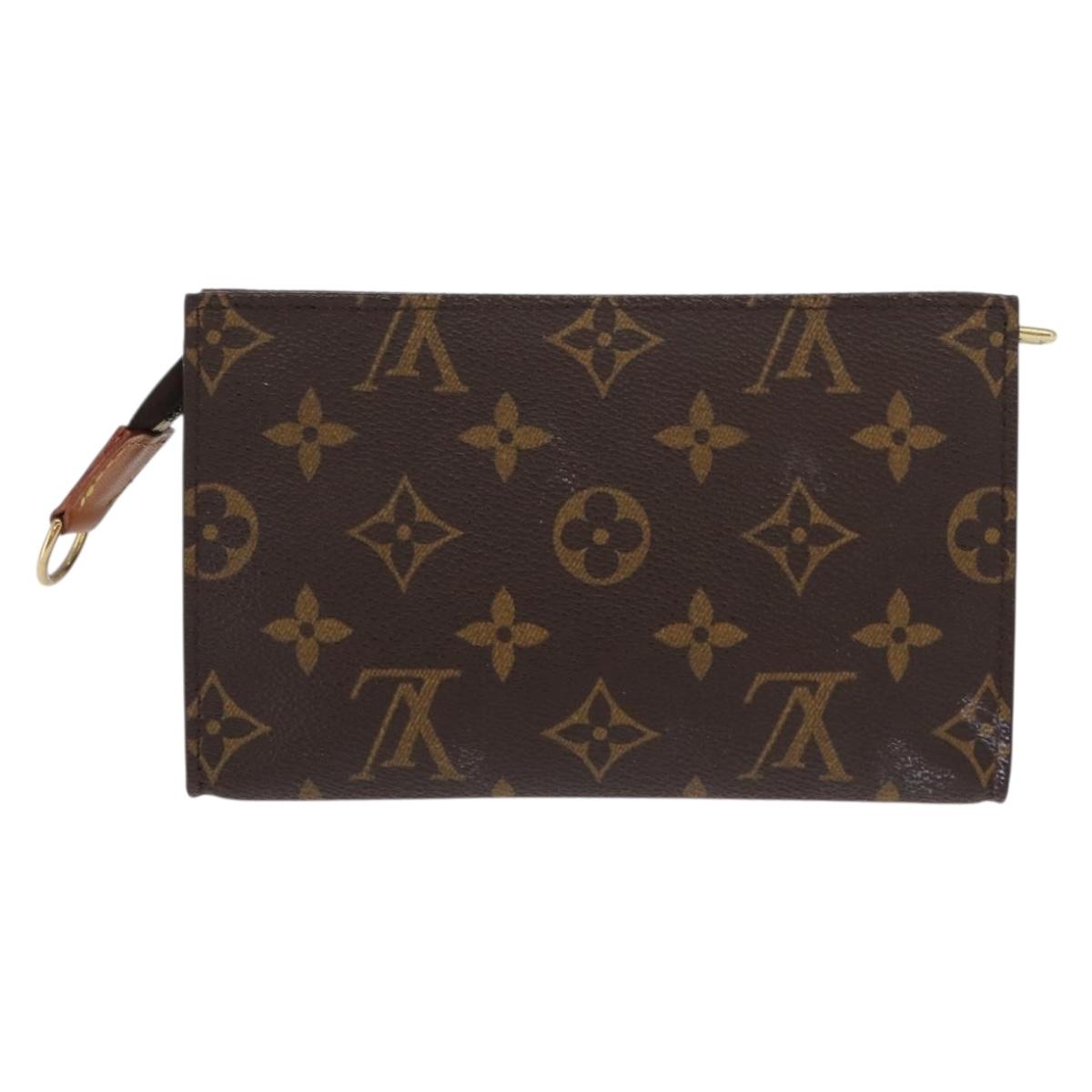 LOUIS VUITTON Monogram Bucket PM Accessory Pouch LV Auth 160344