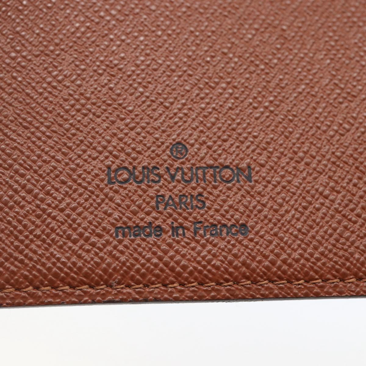LOUIS VUITTON Monogram Etui Palm PDA Day Planner Cover M63028 LV Auth 160355