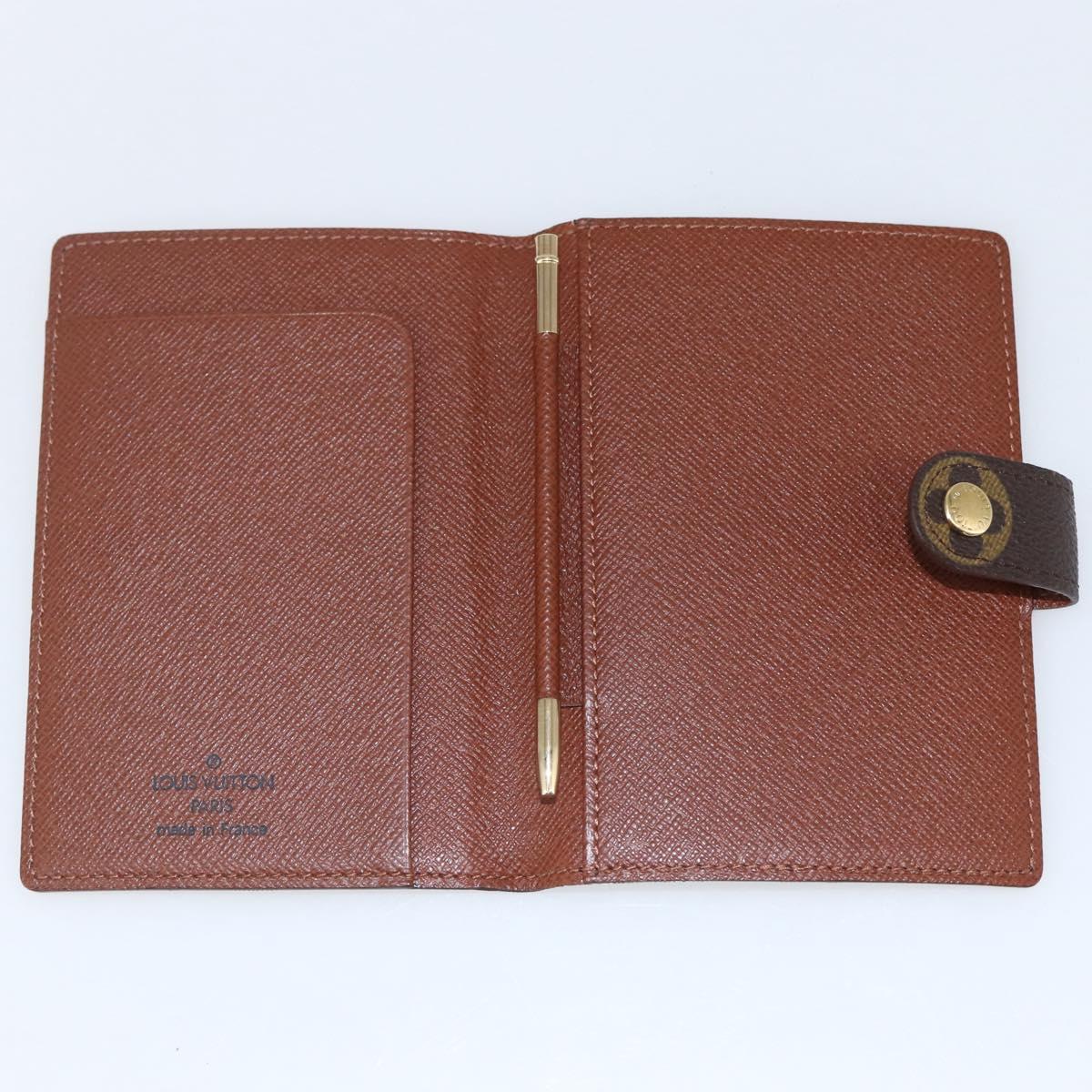 LOUIS VUITTON Monogram Etui Palm PDA Day Planner Cover M63028 LV Auth 160355