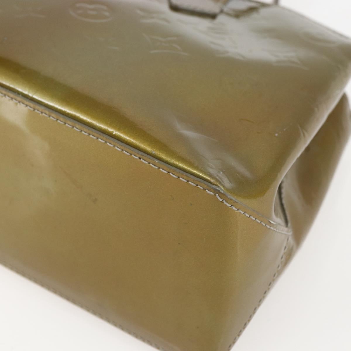 LOUIS VUITTON Monogram Vernis Wilshire PM Bag Gris Art Deco M91627 Auth 160424