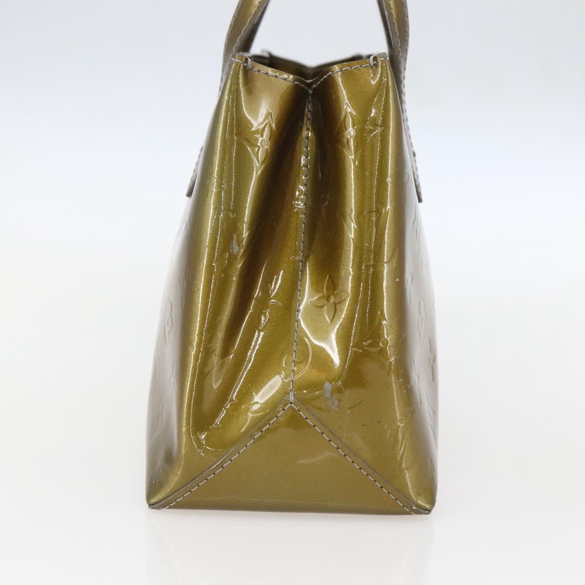 LOUIS VUITTON Monogram Vernis Wilshire PM Bag Gris Art Deco M91627 Auth 160424