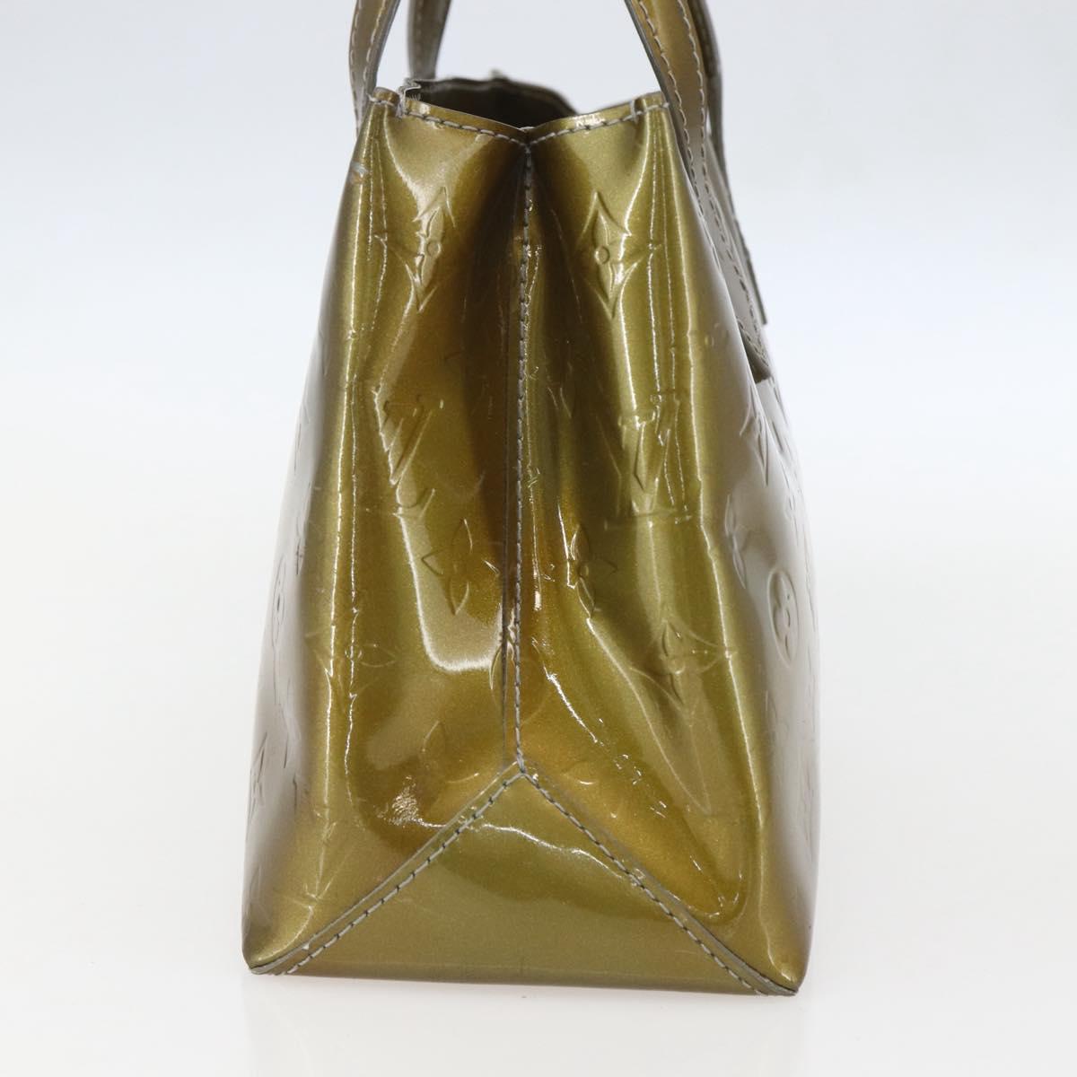 LOUIS VUITTON Monogram Vernis Wilshire PM Bag Gris Art Deco M91627 Auth 160424