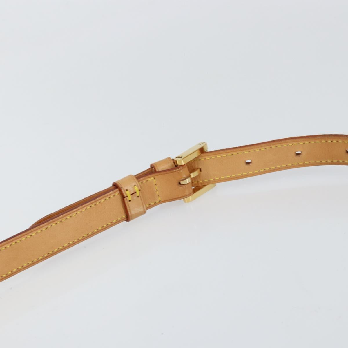 LOUIS VUITTON Monogram Vernis Thompson Street Bag Beige M91301 LV Auth 160426