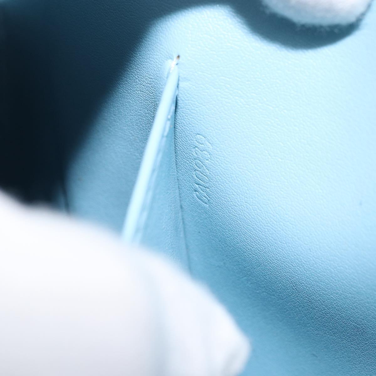LOUIS VUITTON Vernis Thompson Street Shoulder Bag Baby Blue M91009 Auth 160427