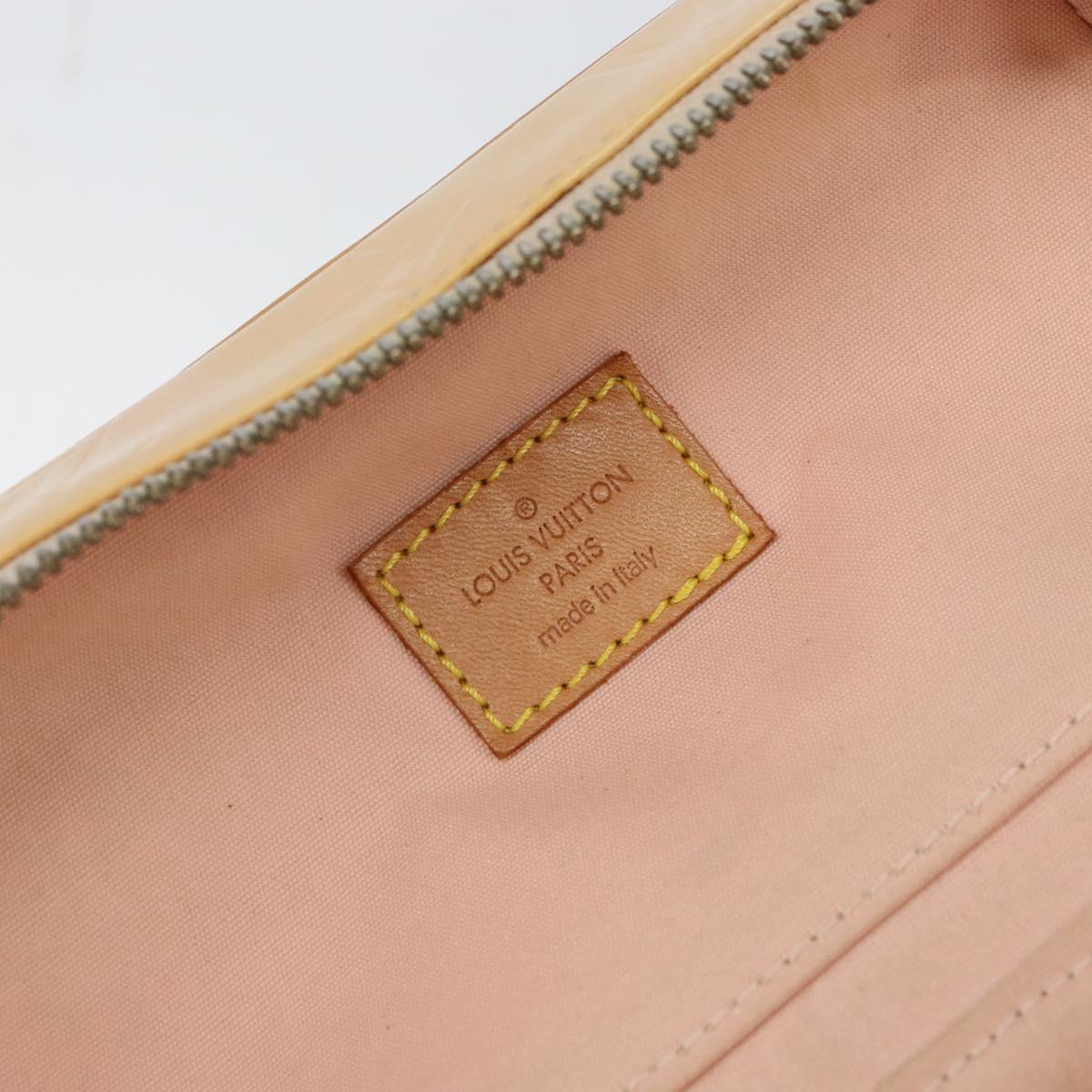 LOUIS VUITTON Vernis Sullivan Vertical Bag Marshmallow Pink M91298 Auth 160430