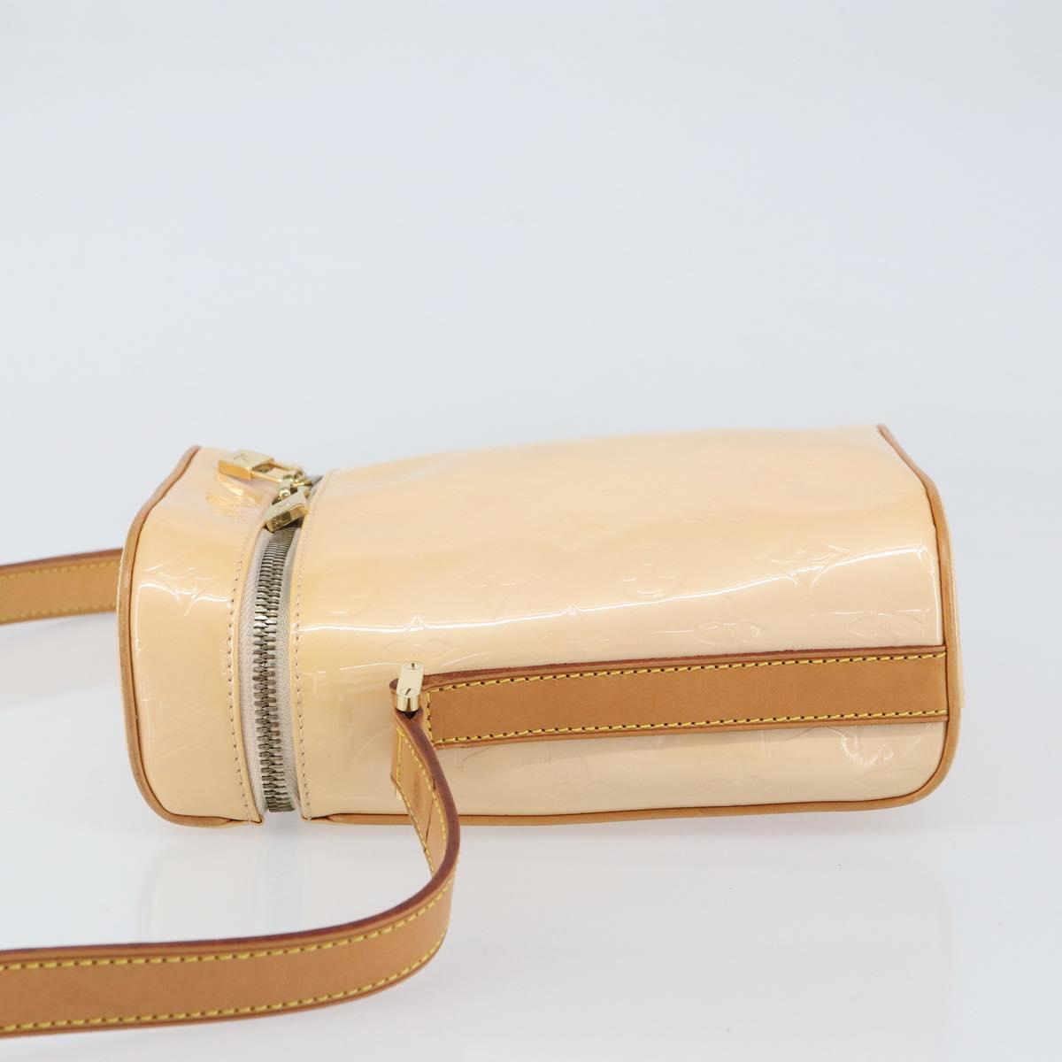 LOUIS VUITTON Vernis Sullivan Vertical Bag Marshmallow Pink M91298 Auth 160430