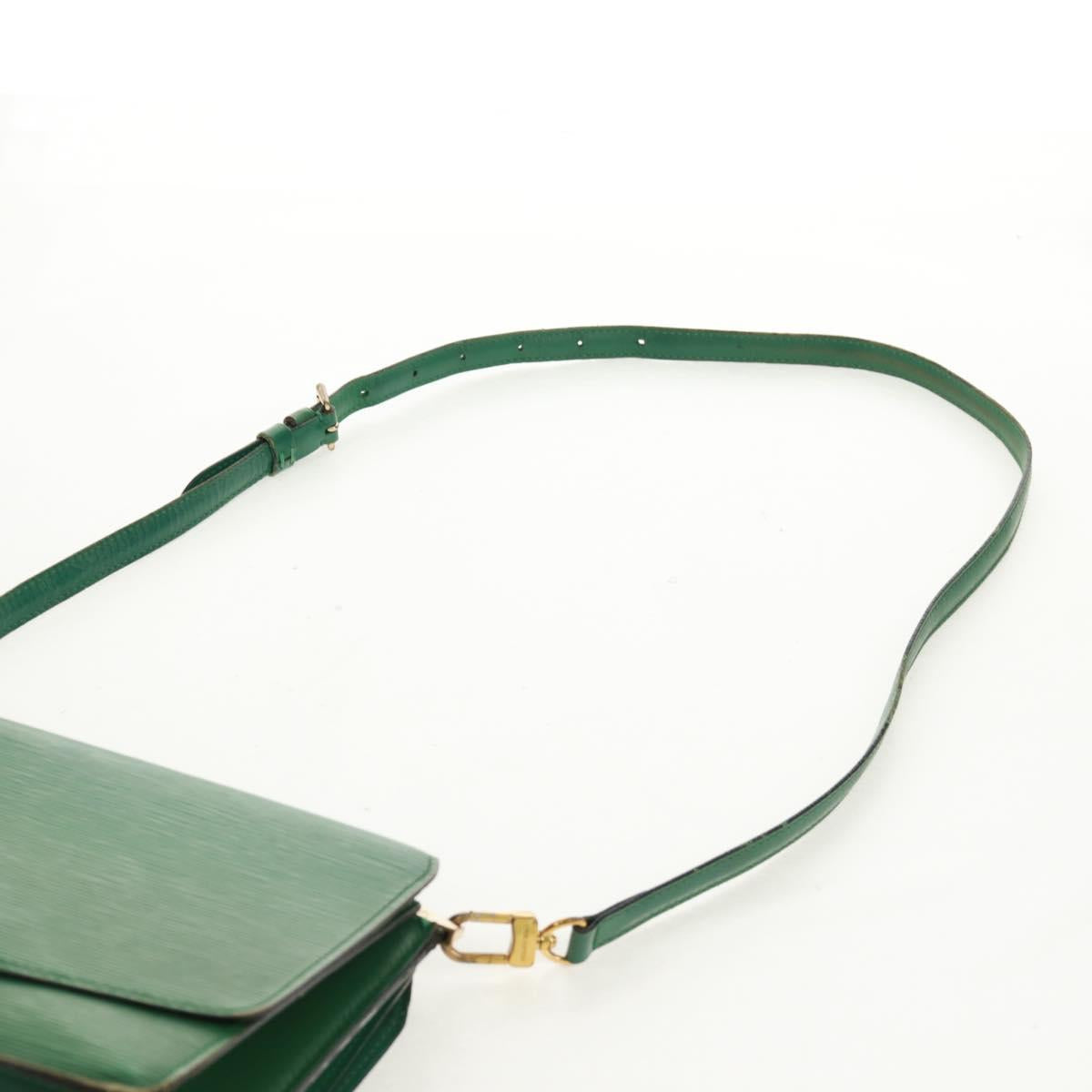 LOUIS VUITTON Epi Grenel Shoulder Bag Green M52364 LV Auth 160435