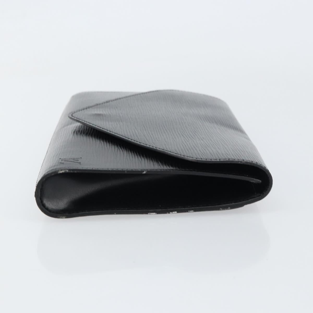 LOUIS VUITTON Epi Art Deco Clutch Bag Black M52632 LV Auth 160437