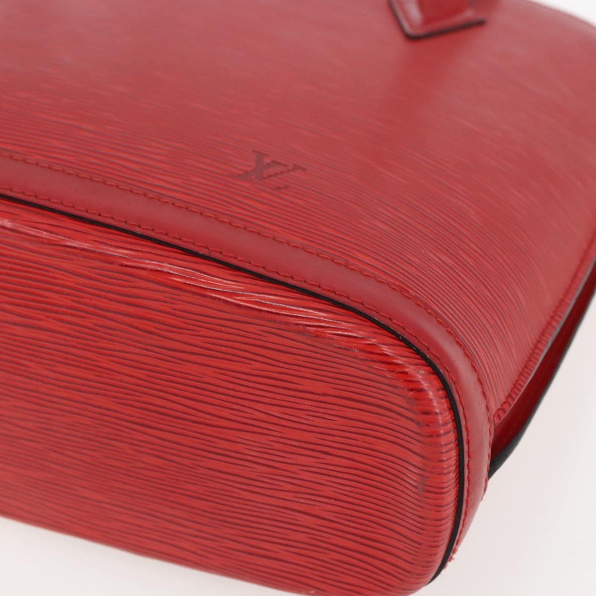 LOUIS VUITTON Epi Lussac Shoulder Bag Red M52287 LV Auth 160439