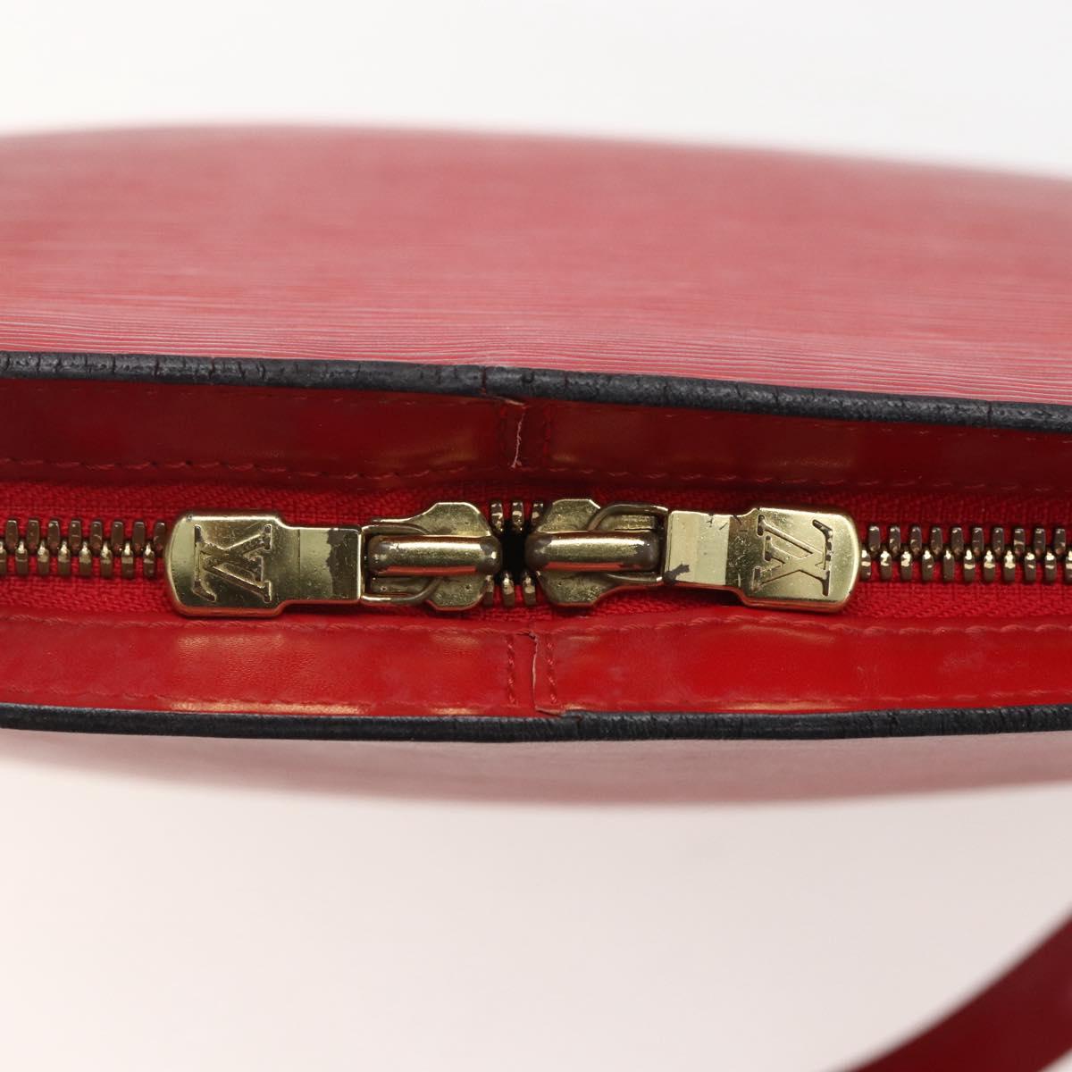 LOUIS VUITTON Epi Lussac Shoulder Bag Red M52287 LV Auth 160439