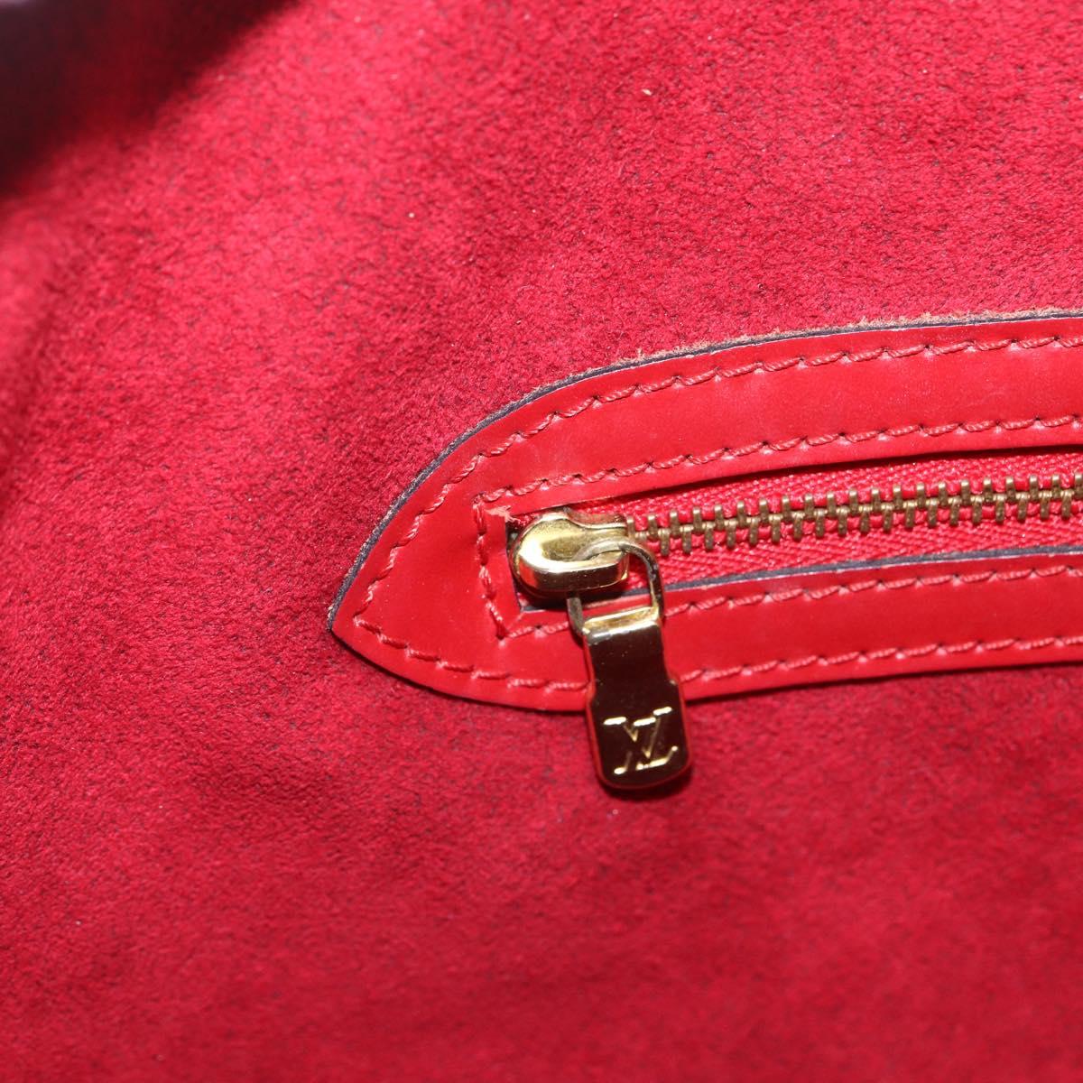 LOUIS VUITTON Epi Lussac Shoulder Bag Red M52287 LV Auth 160439