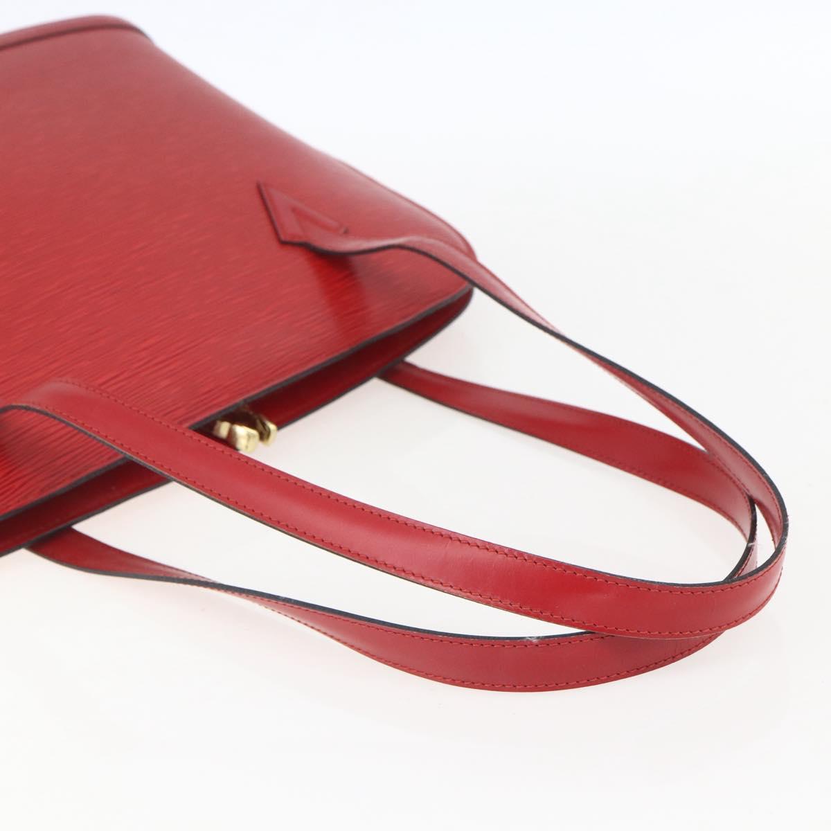 LOUIS VUITTON Epi Lussac Shoulder Bag Red M52287 LV Auth 160439