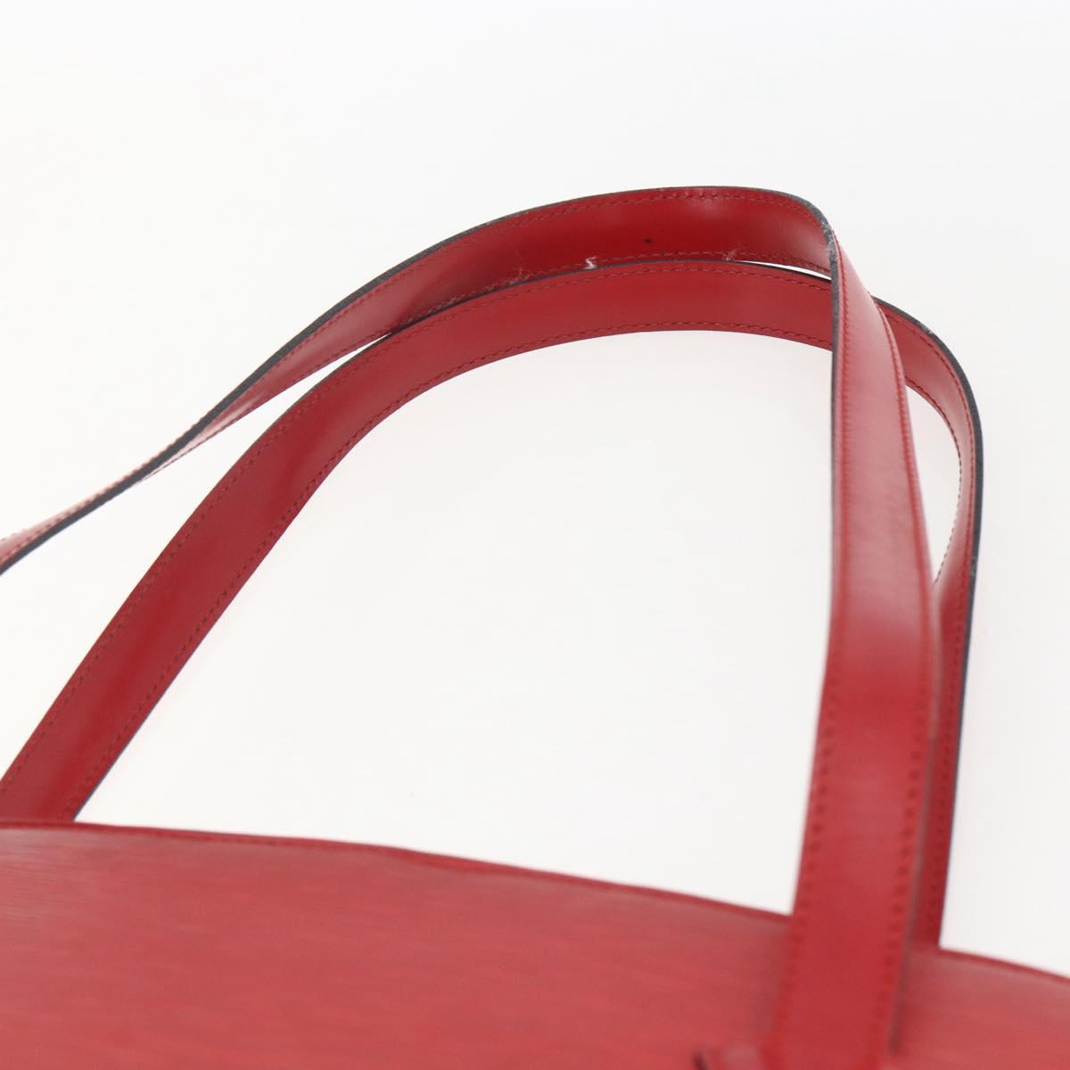 LOUIS VUITTON Epi Lussac Shoulder Bag Red M52287 LV Auth 160439