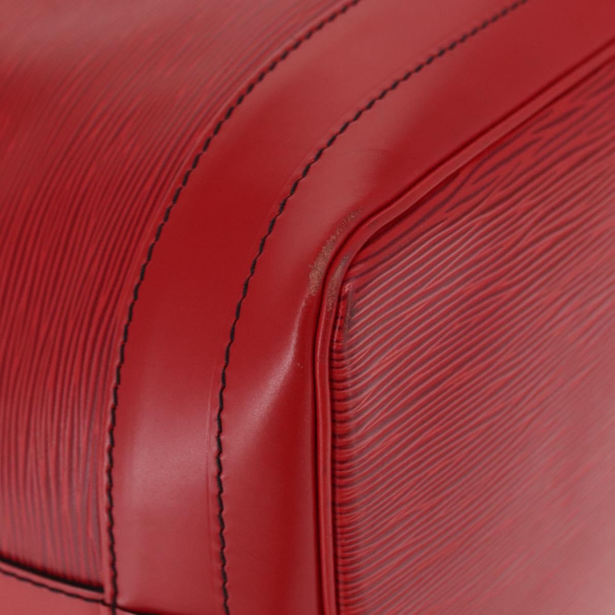 LOUIS VUITTON Epi Noe Shoulder Bag Red M44007 LV Auth 160445