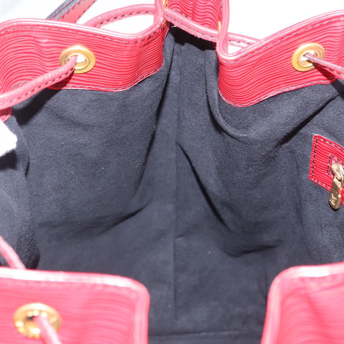 LOUIS VUITTON Epi Noe Shoulder Bag Red M44007 LV Auth 160445