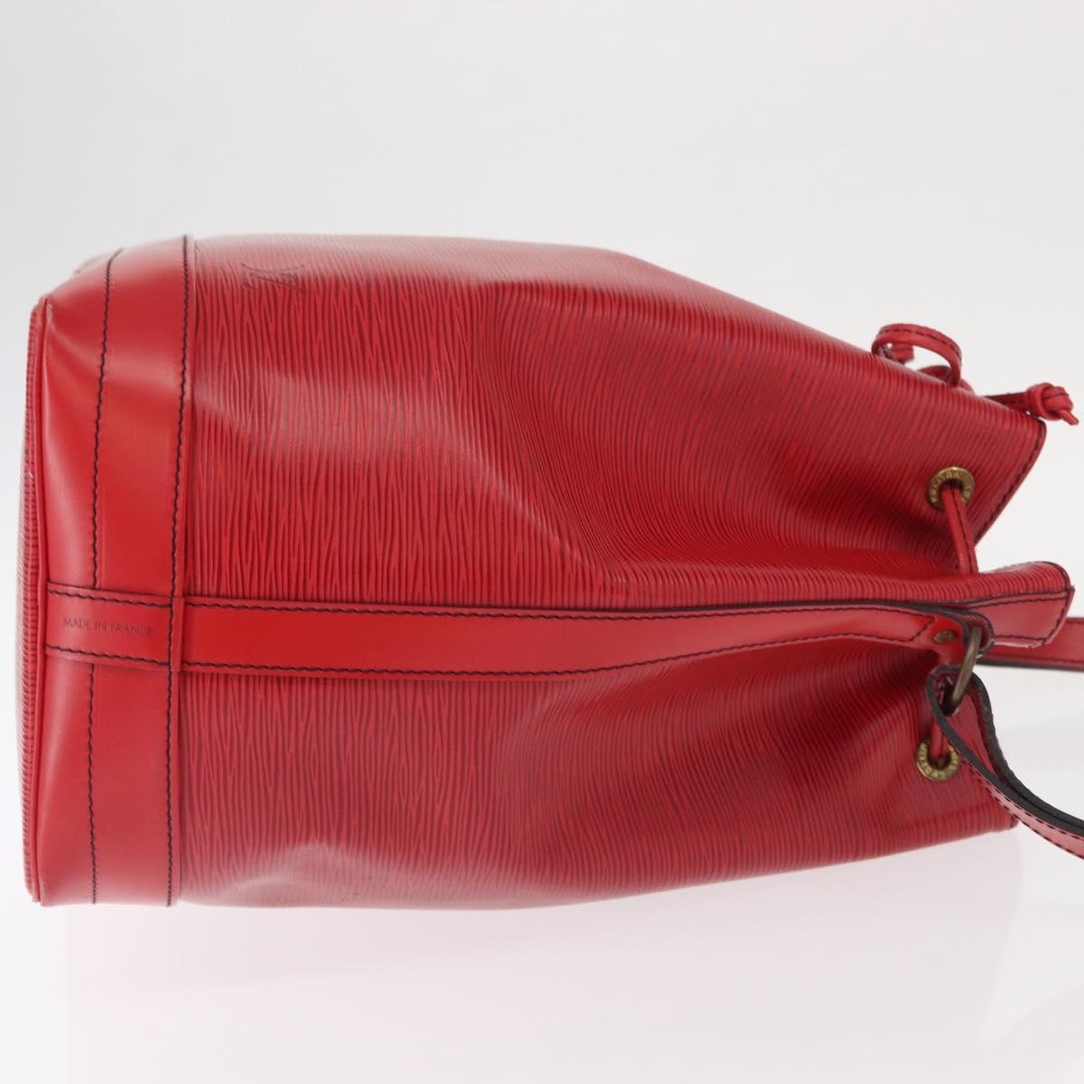 LOUIS VUITTON Epi Noe Shoulder Bag Red M44007 LV Auth 160445