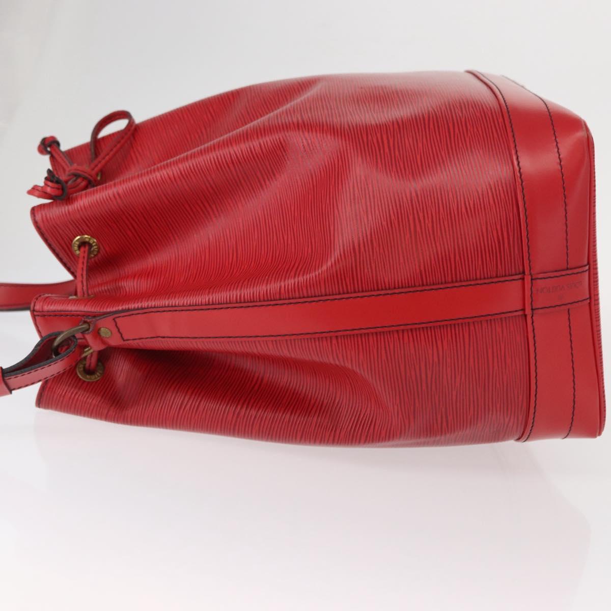 LOUIS VUITTON Epi Noe Shoulder Bag Red M44007 LV Auth 160445