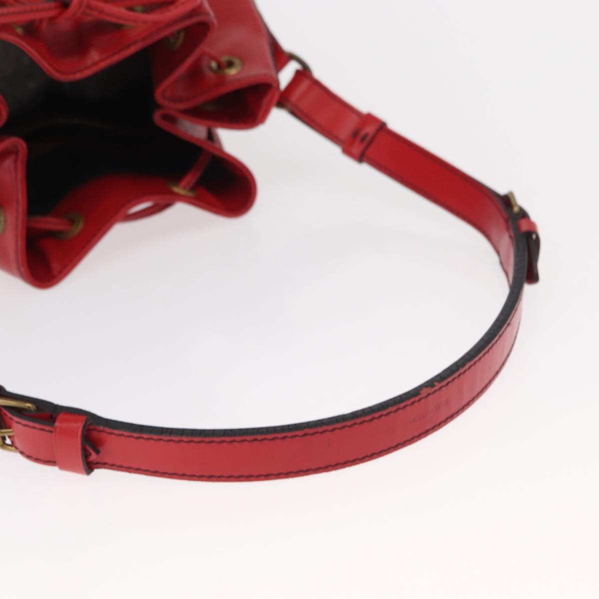 LOUIS VUITTON Epi Noe Shoulder Bag Red M44007 LV Auth 160445