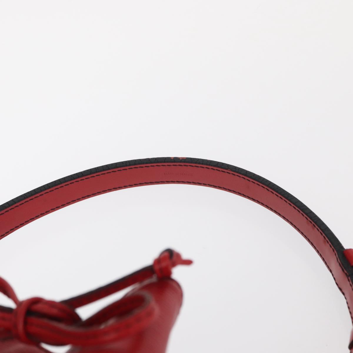 LOUIS VUITTON Epi Noe Shoulder Bag Red M44007 LV Auth 160445