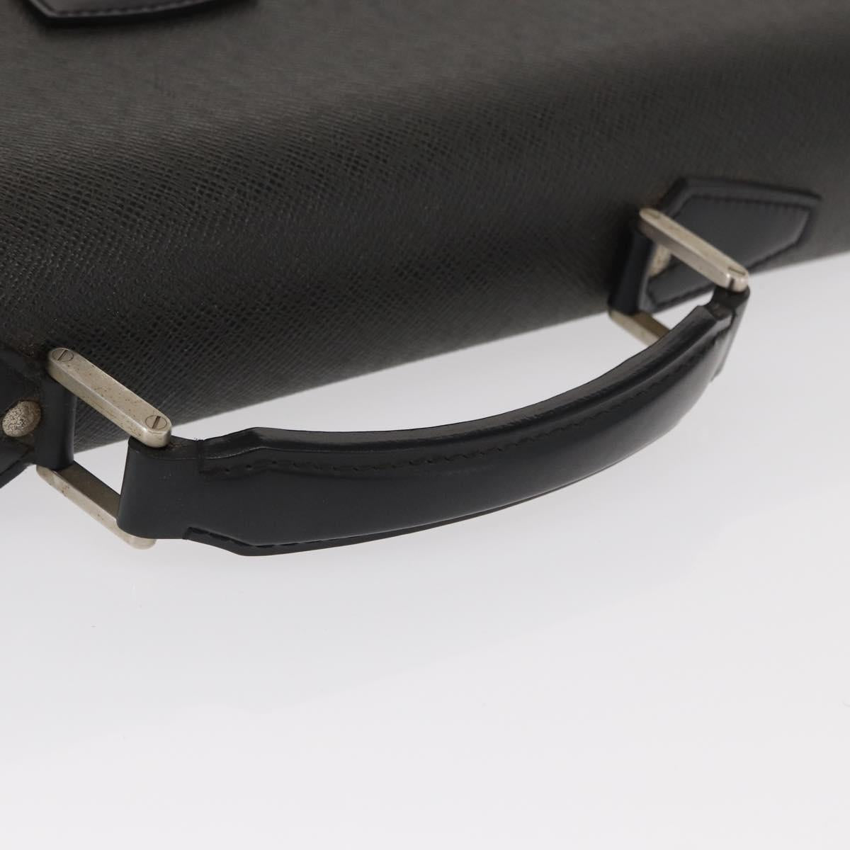 LOUIS VUITTON Taiga Serviette Moskova Business Bag Ardoise M30032 Auth 160446