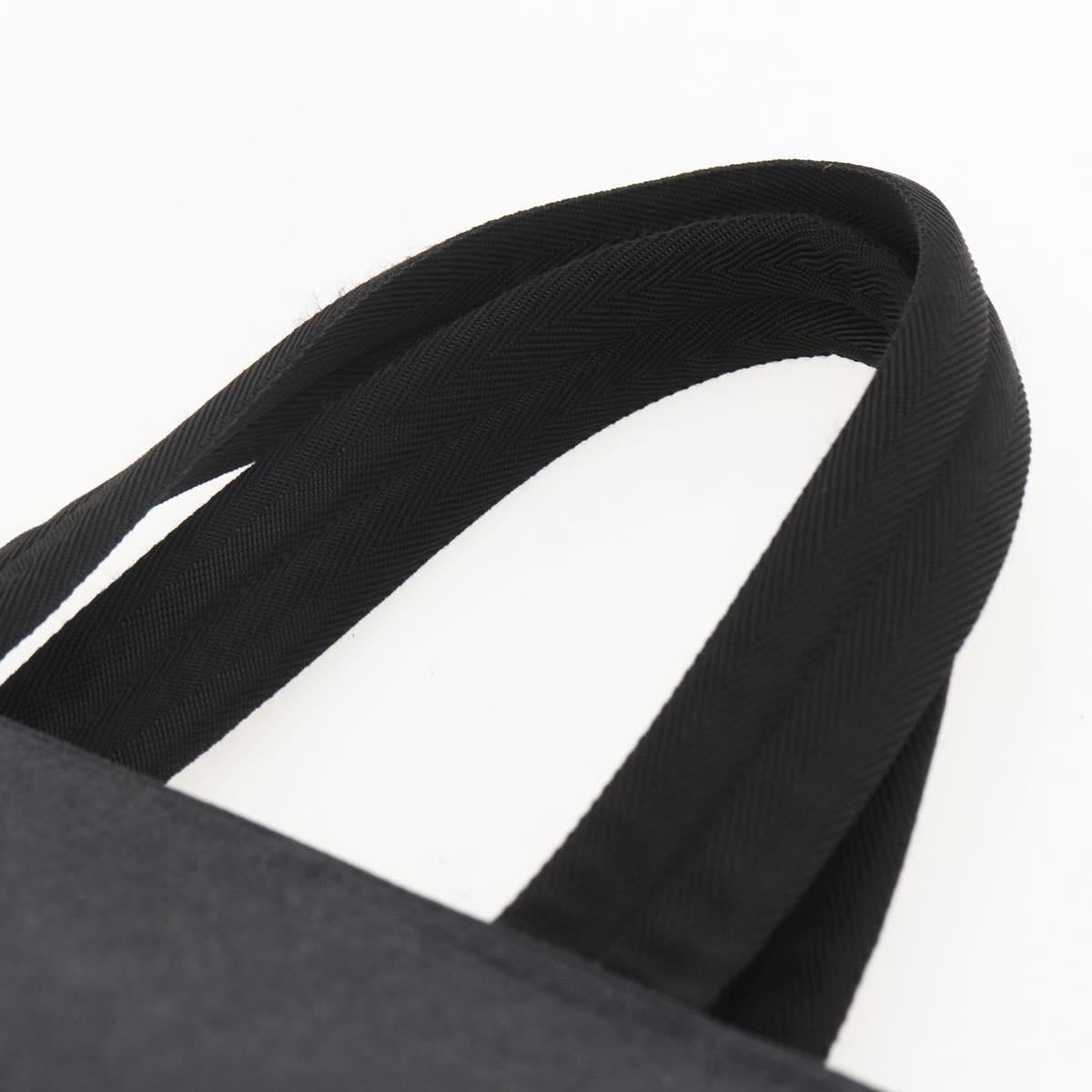 PRADA Sports Backpack Canvas Black Silver Auth 160521