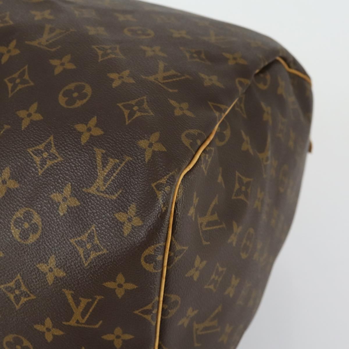 LOUIS VUITTON Monogram Keepall 55 Boston Bag M41424 LV Auth 160532