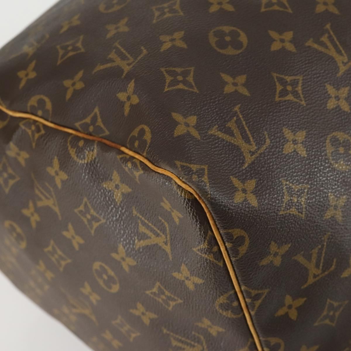 LOUIS VUITTON Monogram Keepall 55 Boston Bag M41424 LV Auth 160532