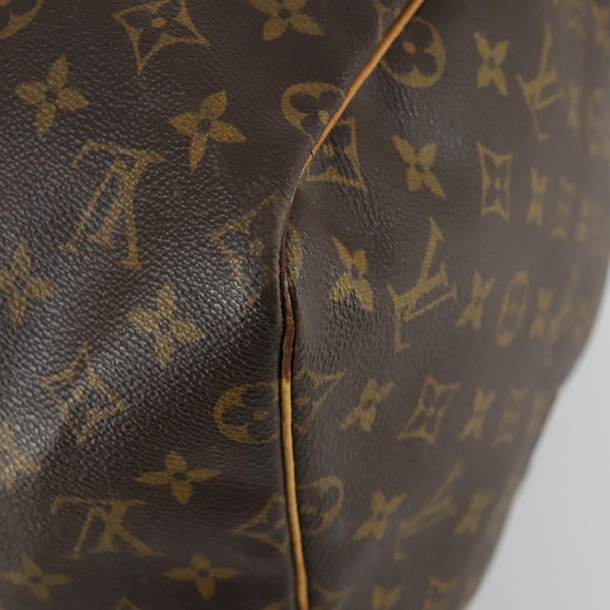 LOUIS VUITTON Monogram Keepall 55 Boston Bag M41424 LV Auth 160532