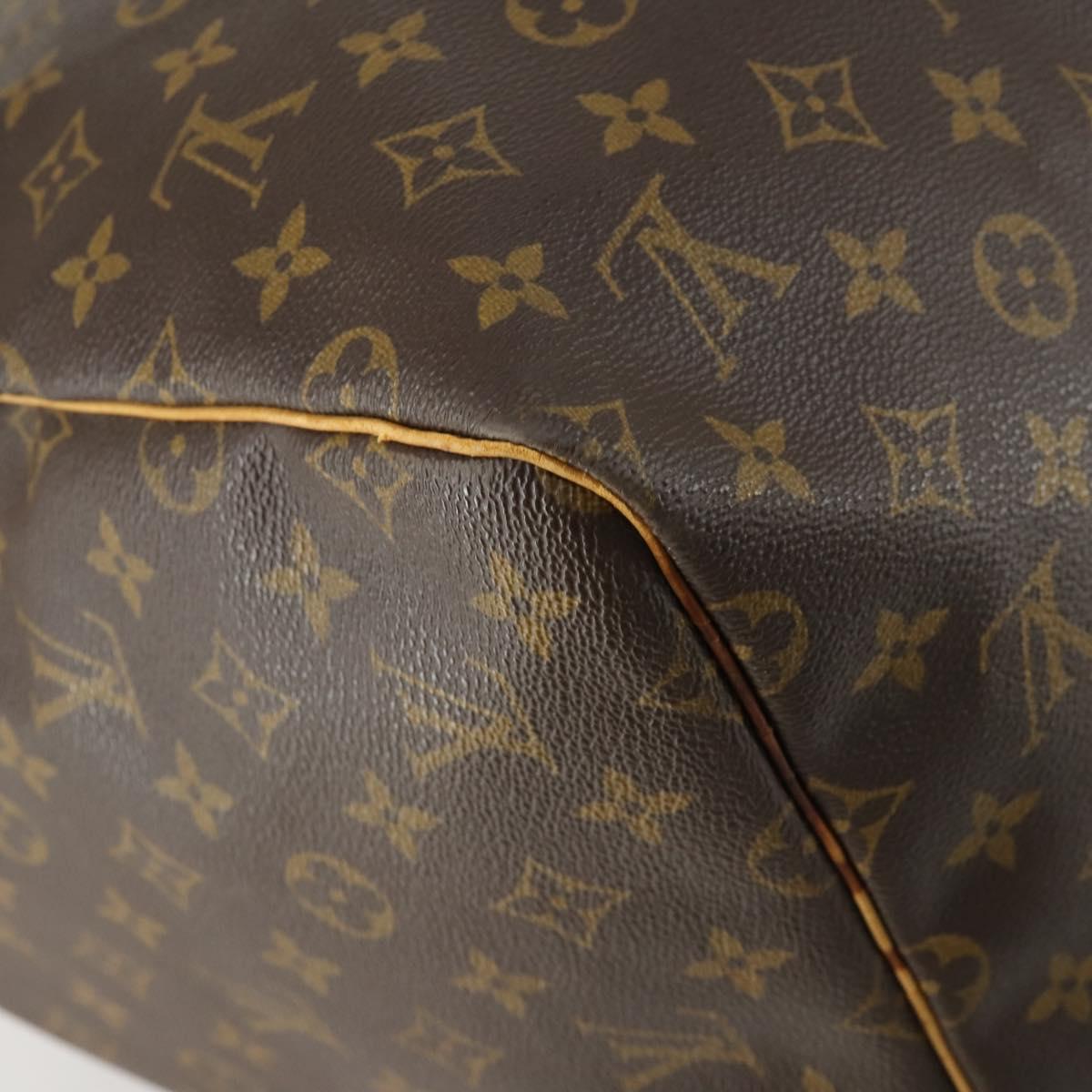 LOUIS VUITTON Monogram Keepall 55 Boston Bag M41424 LV Auth 160532