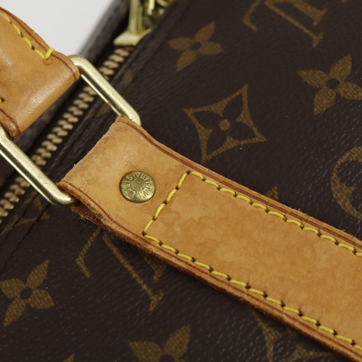 LOUIS VUITTON Monogram Keepall 55 Boston Bag M41424 LV Auth 160532